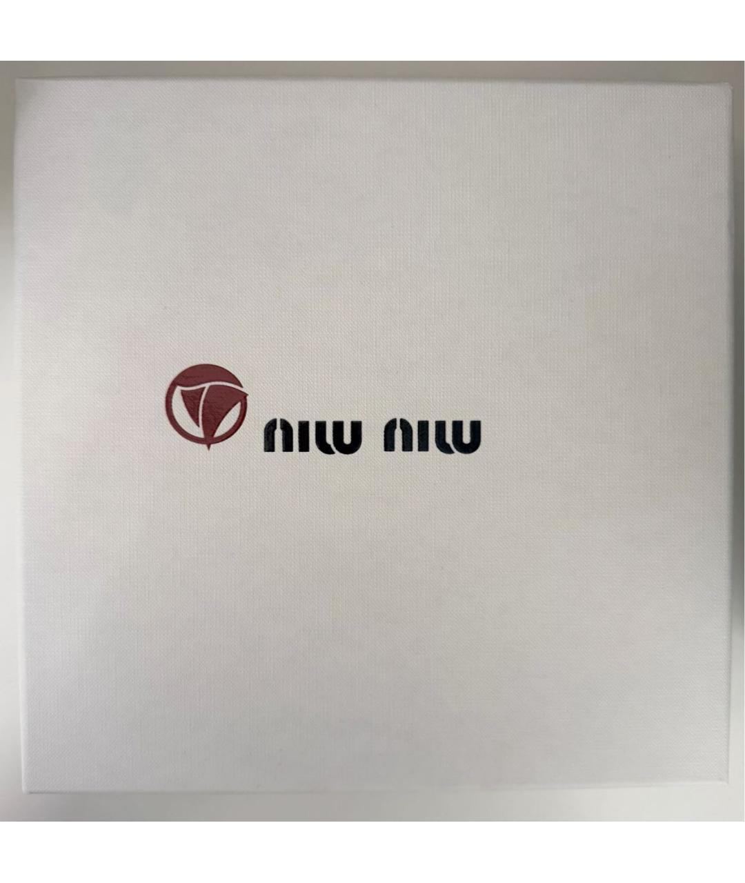 MIU MIU Белая хлопковая майка, фото 5