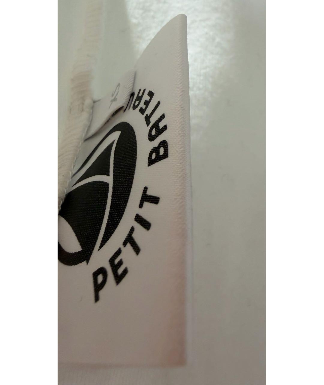 MIU MIU Белая хлопковая майка, фото 3