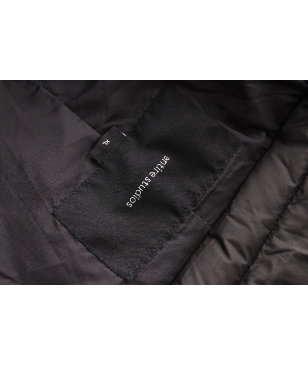entire studios Черный полиэстеровый пуховик, фото 9