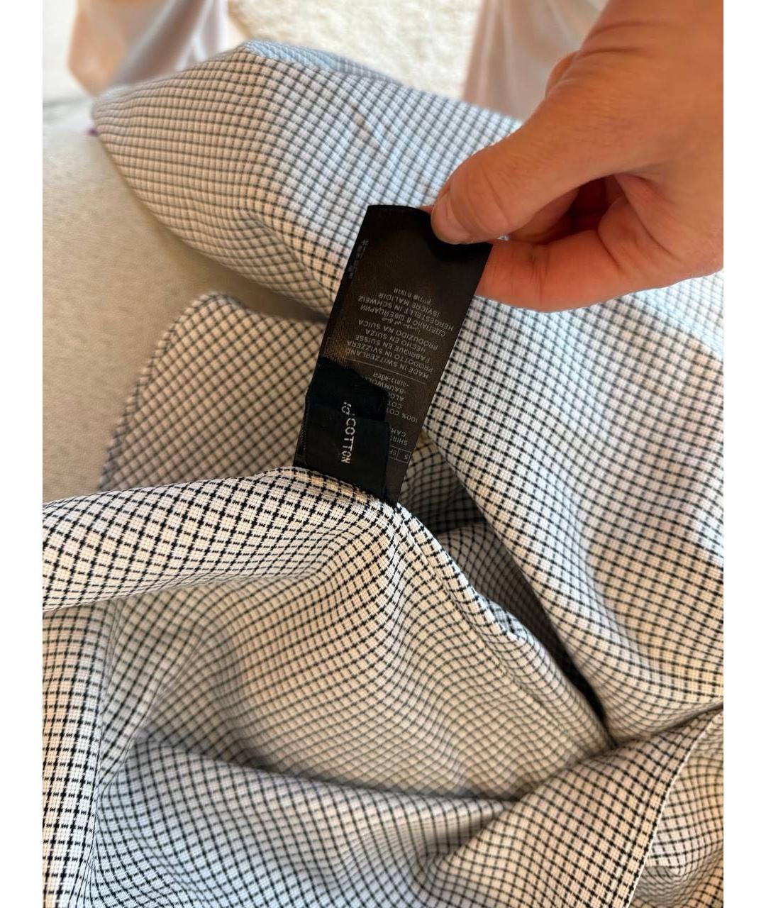 TOM FORD Белая хлопковая кэжуал рубашка, фото 5