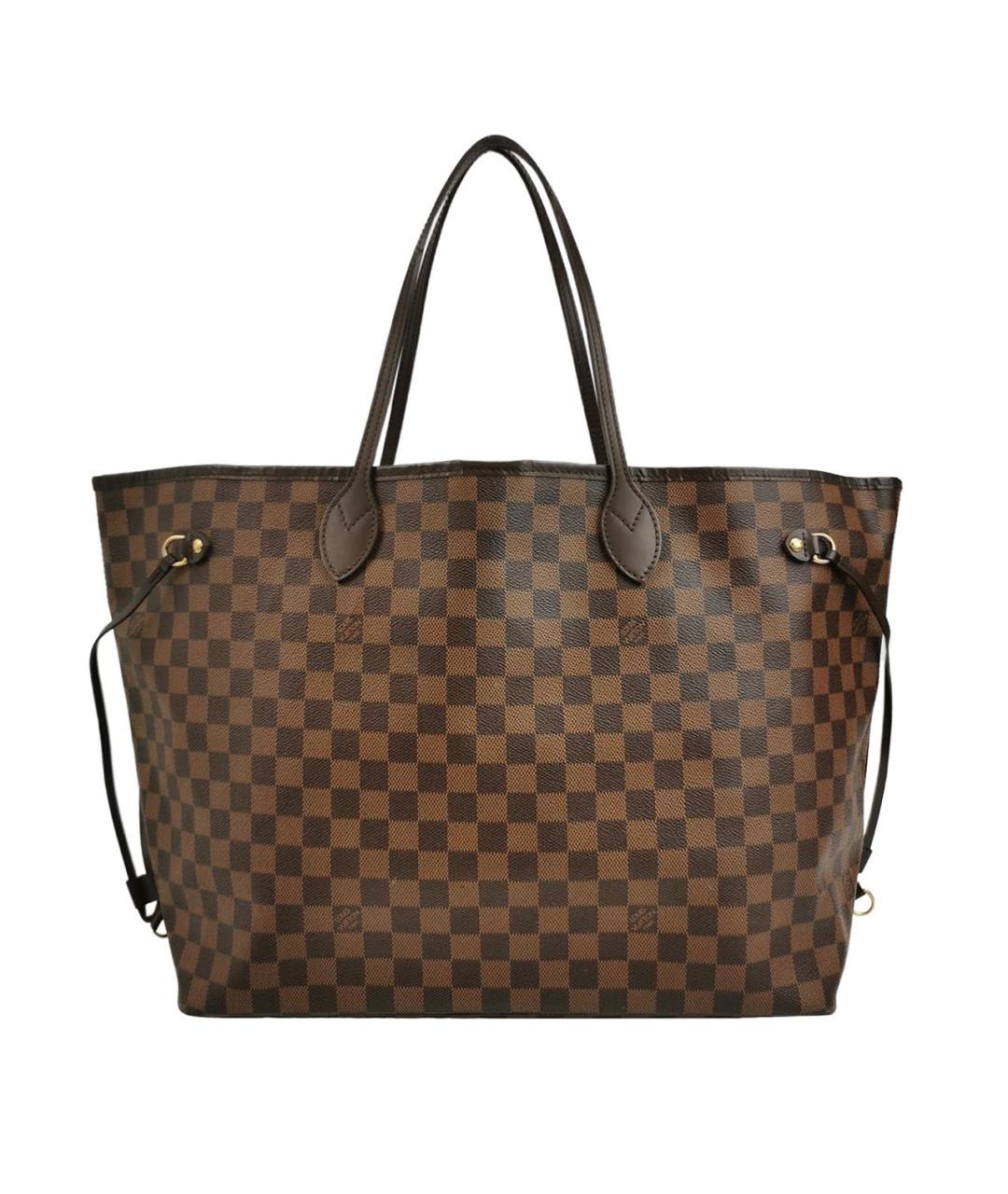 LOUIS VUITTON Коричневая сумка с короткими ручками, фото 1