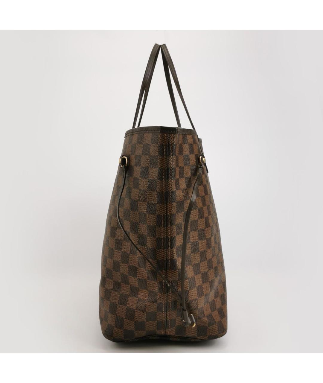 LOUIS VUITTON Коричневая сумка с короткими ручками, фото 3