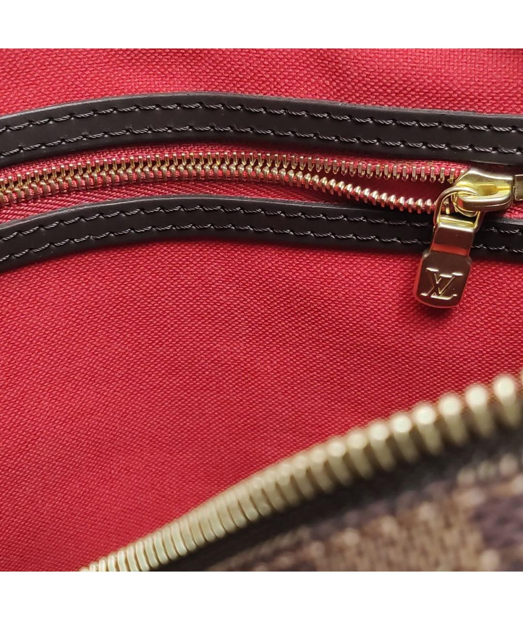 LOUIS VUITTON Коричневая сумка с короткими ручками, фото 7