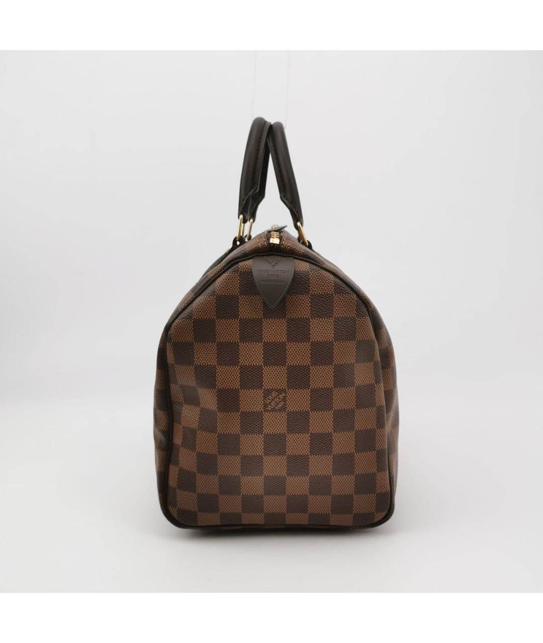 LOUIS VUITTON Коричневая сумка с короткими ручками, фото 3