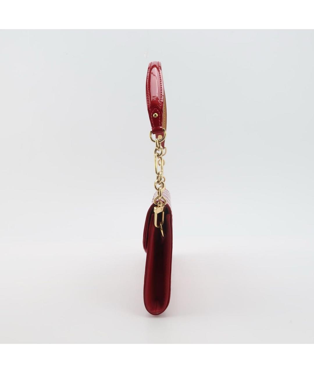 LOUIS VUITTON Красная сумка через плечо из лакированной кожи, фото 2