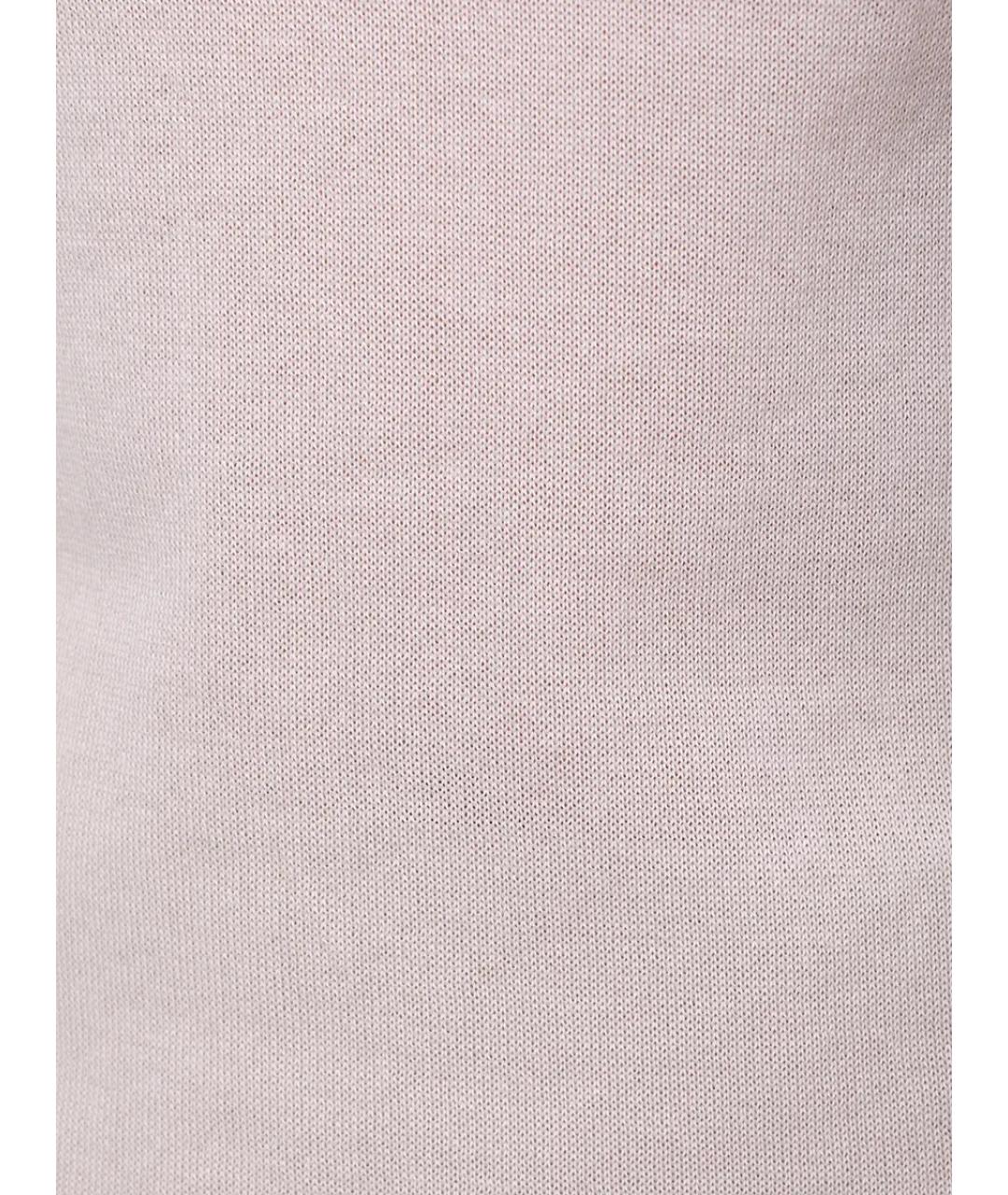 AGNONA Бежевый хлопковый джемпер / свитер, фото 5