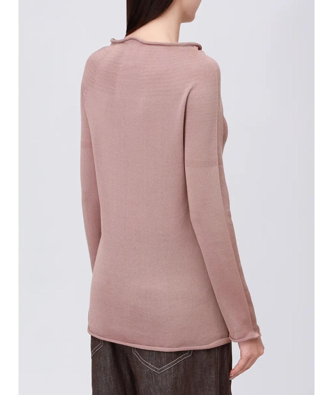 AGNONA Бежевый хлопковый джемпер / свитер, фото 3