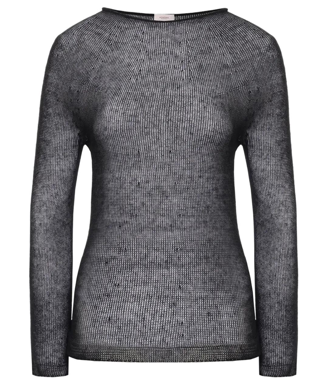 AGNONA Черный джемпер / свитер, фото 1