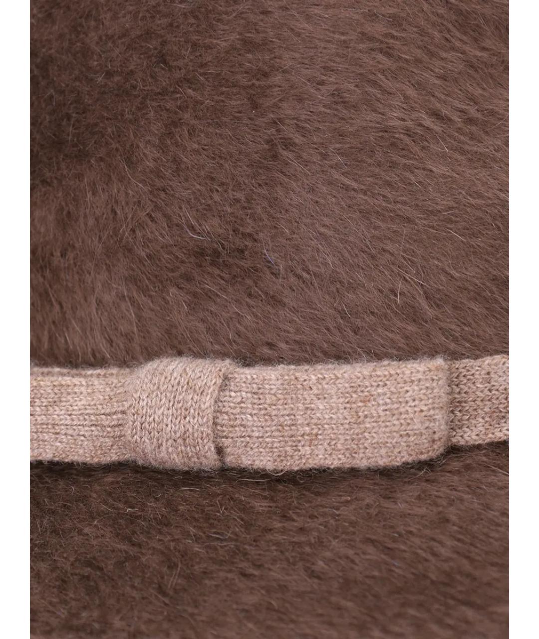 AGNONA Коричневая шляпа, фото 3