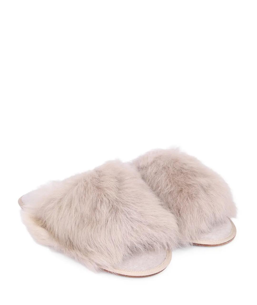 AGNONA Бежевые мюли, фото 2