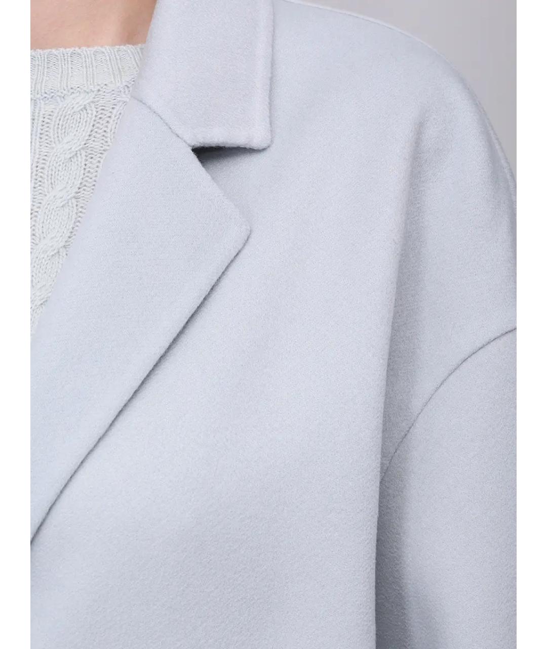 AGNONA Голубое кашемировое пальто, фото 5