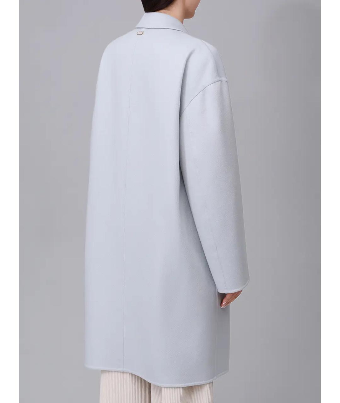 AGNONA Голубое кашемировое пальто, фото 3