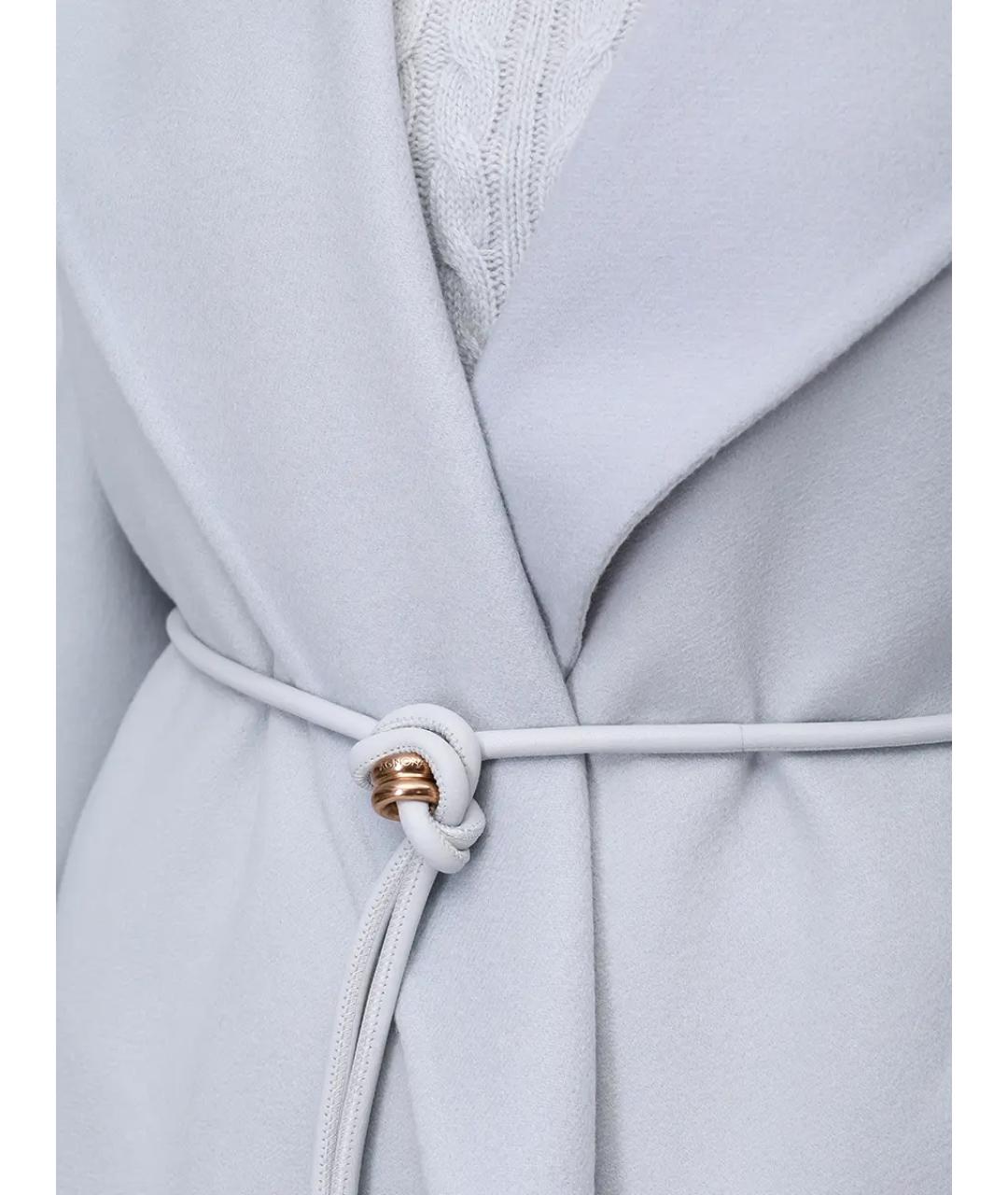 AGNONA Голубое кашемировое пальто, фото 5