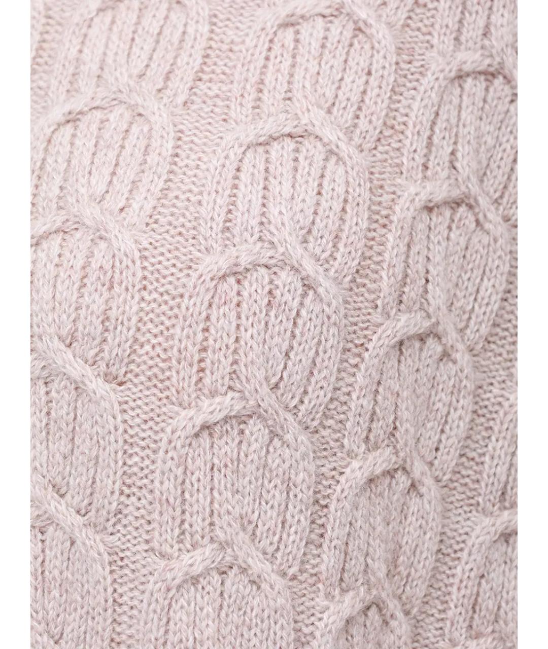 AGNONA Бежевый кашемировый джемпер / свитер, фото 6