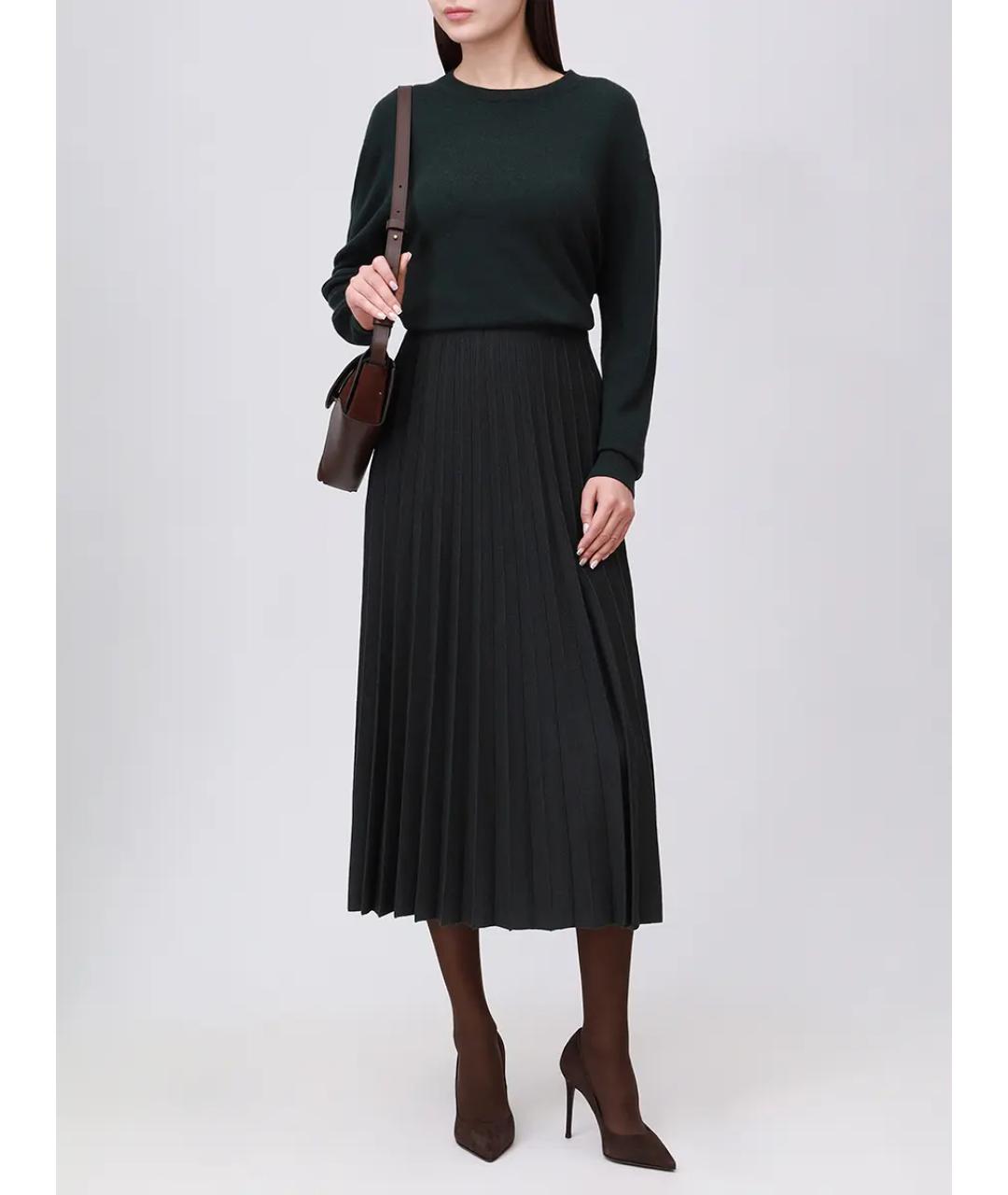 AGNONA Зеленый кашемировый джемпер / свитер, фото 2