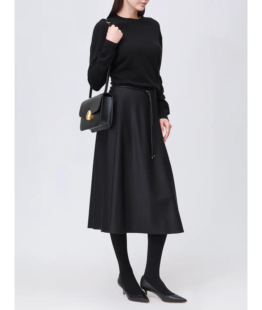 AGNONA Черный кашемировый джемпер / свитер, фото 2