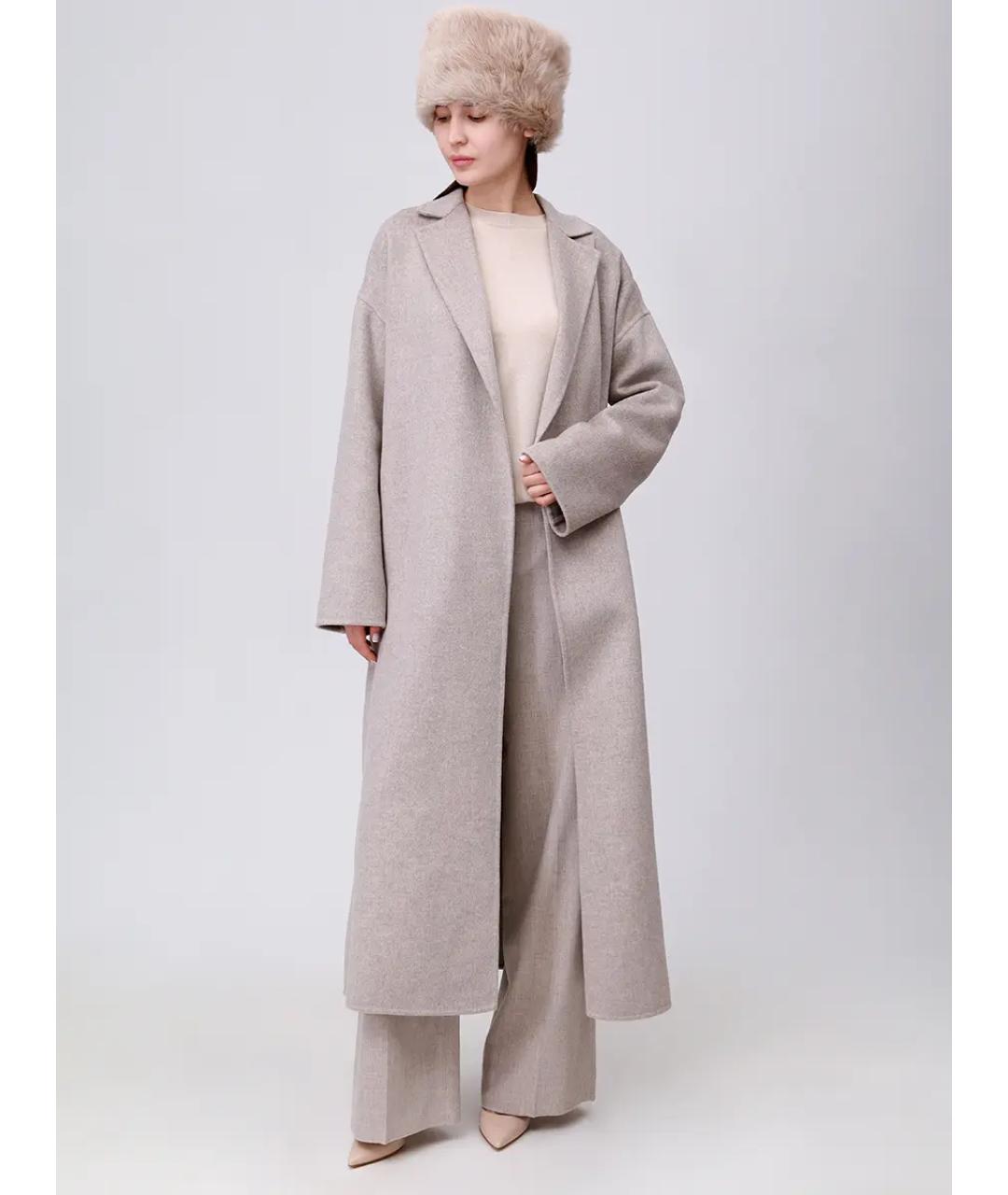 AGNONA Бежевый кашемировый джемпер / свитер, фото 2