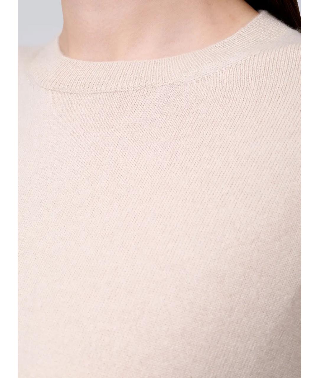 AGNONA Бежевый кашемировый джемпер / свитер, фото 6