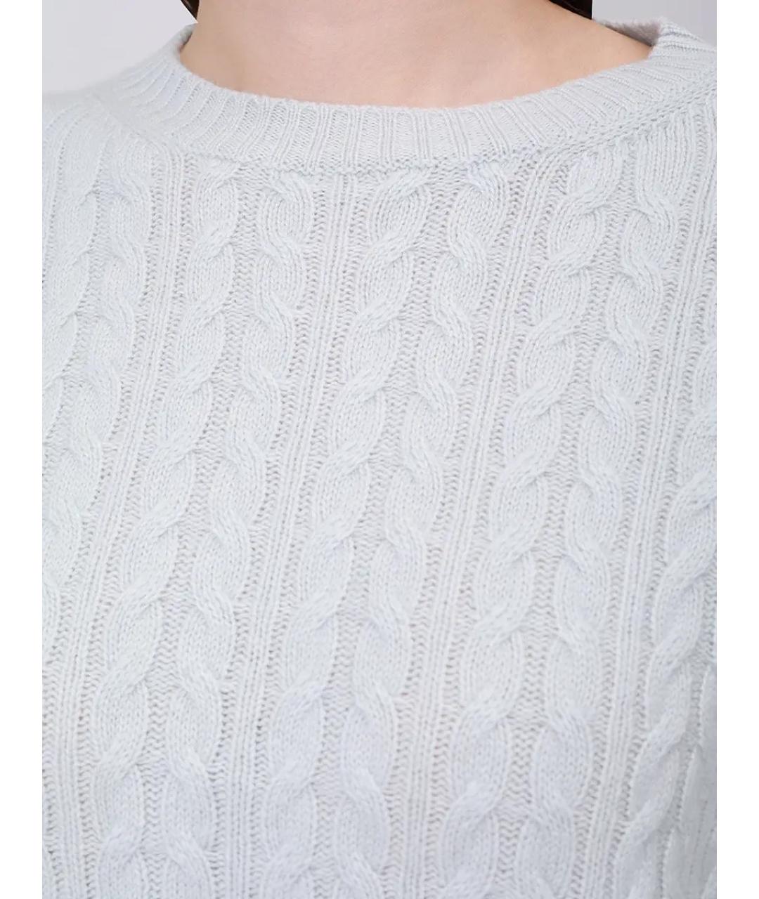 AGNONA Голубой кашемировый джемпер / свитер, фото 5