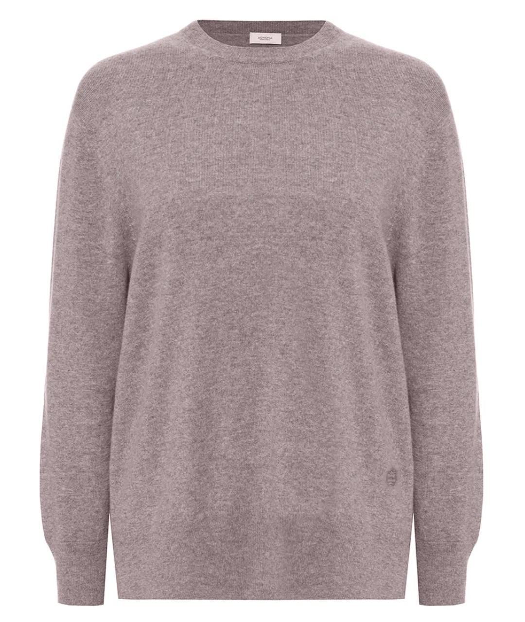 AGNONA Бежевый кашемировый джемпер / свитер, фото 1