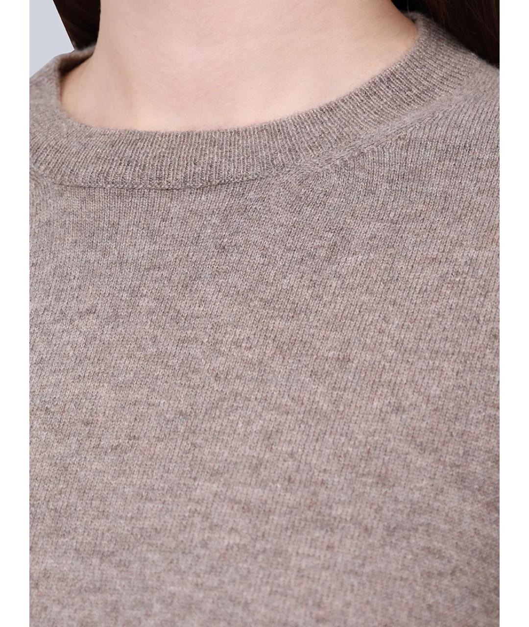 AGNONA Бежевый кашемировый джемпер / свитер, фото 5