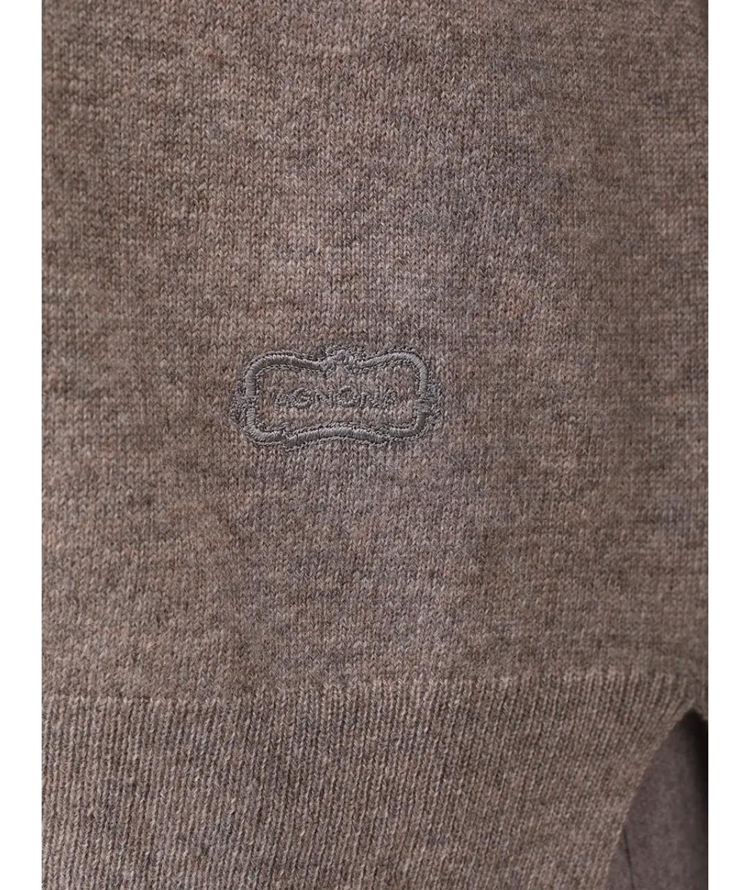 AGNONA Бежевый кашемировый джемпер / свитер, фото 6