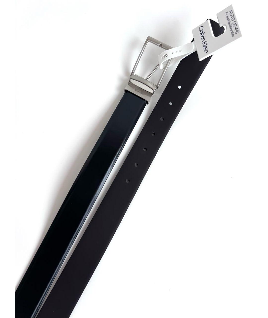 CALVIN KLEIN Коричневый кожаный ремень, фото 6