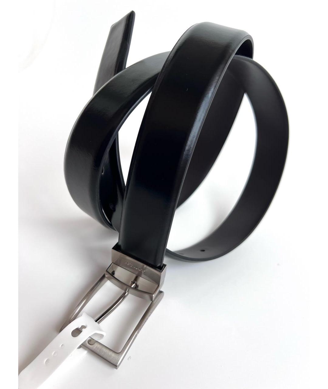 CALVIN KLEIN Коричневый кожаный ремень, фото 7