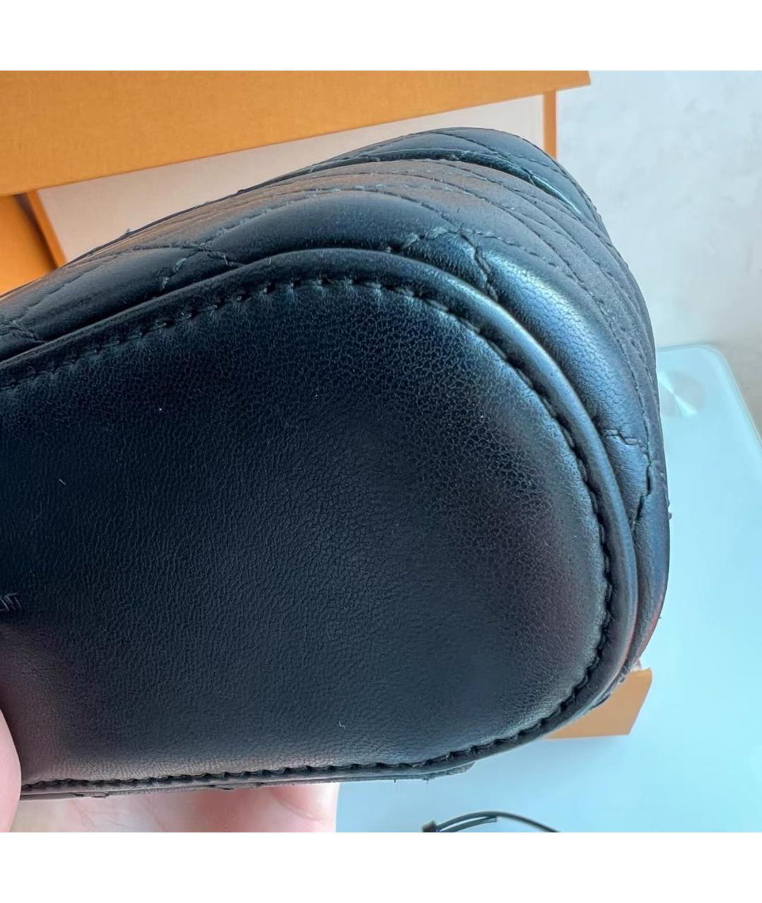 SAINT LAURENT Черная кожаная сумка через плечо, фото 6