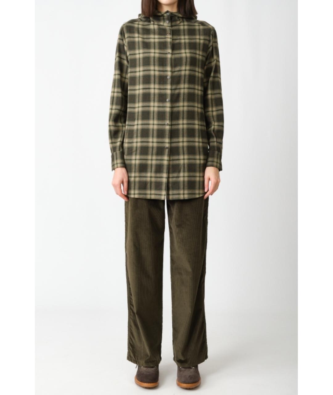 KITON Зеленая хлопковая блузы, фото 2