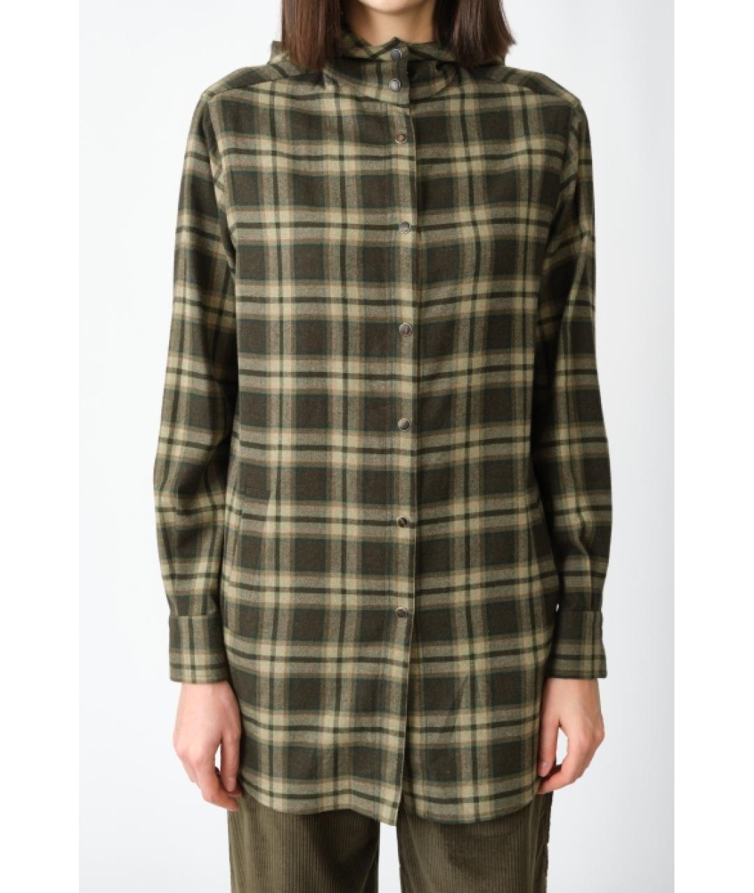 KITON Зеленая хлопковая блузы, фото 3