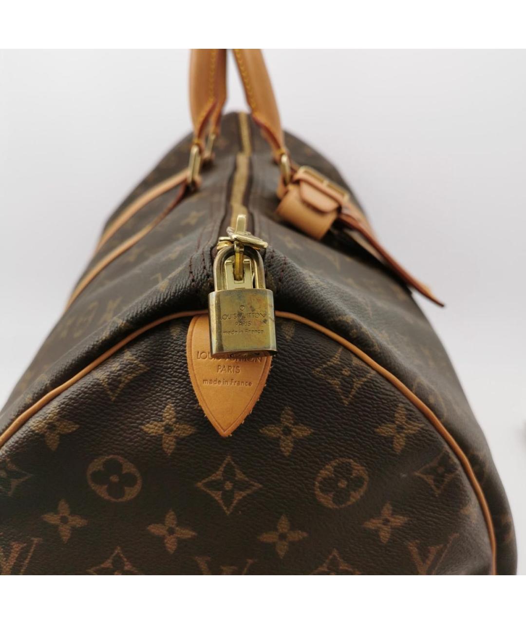 LOUIS VUITTON Коричневая дорожная/спортивная сумка, фото 7