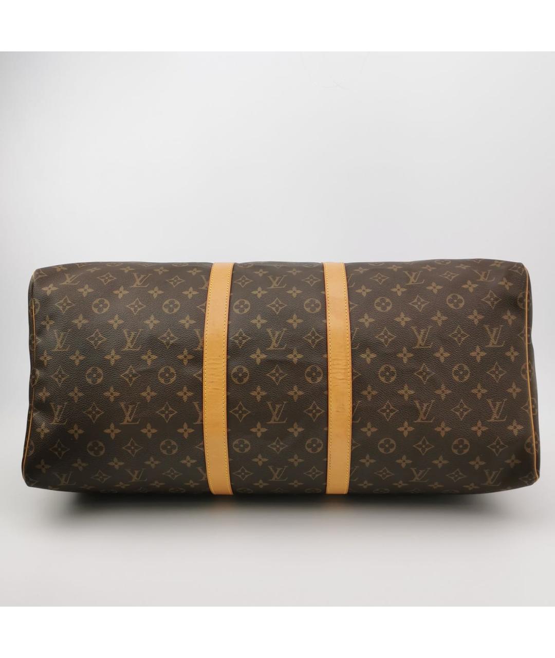 LOUIS VUITTON Коричневая дорожная/спортивная сумка, фото 5