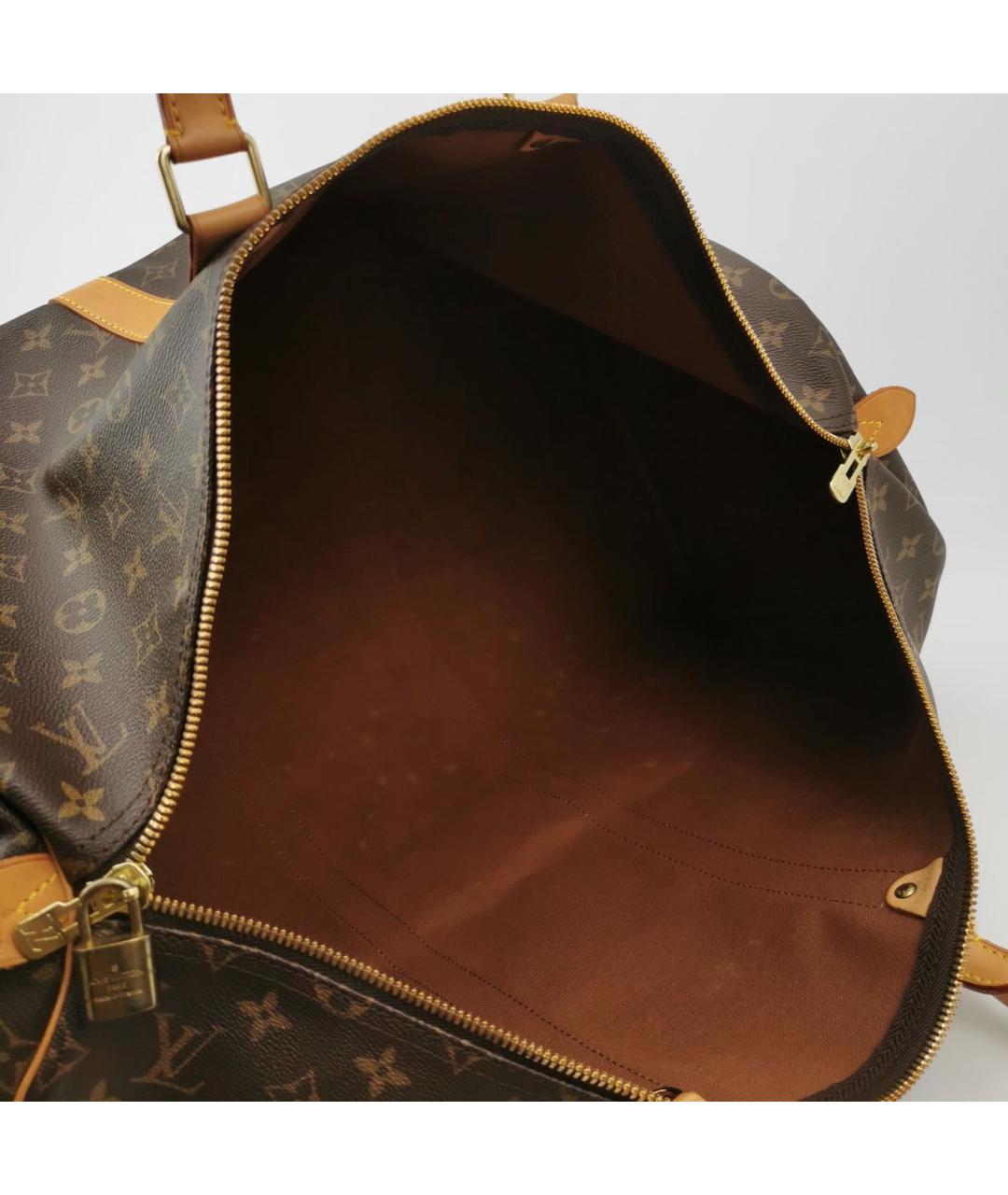 LOUIS VUITTON Коричневая дорожная/спортивная сумка, фото 6