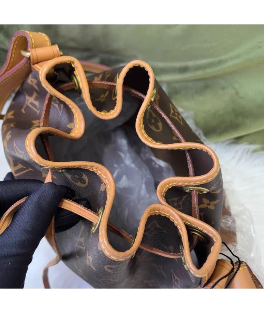 LOUIS VUITTON Коричневая сумка через плечо, фото 8