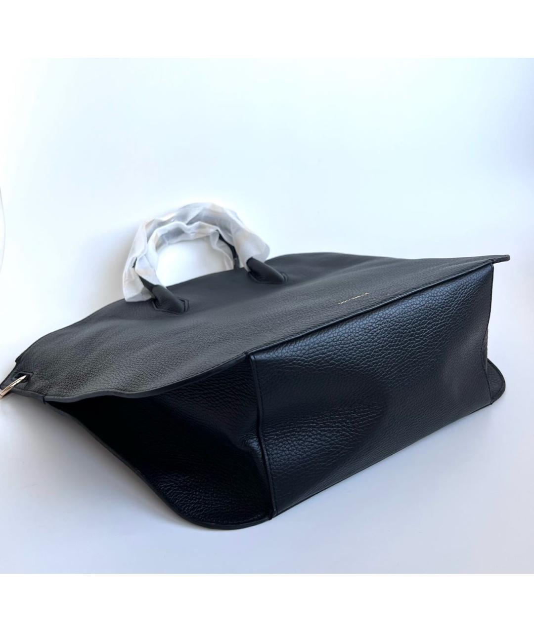 COCCINELLE Черная кожаная сумка с короткими ручками, фото 6