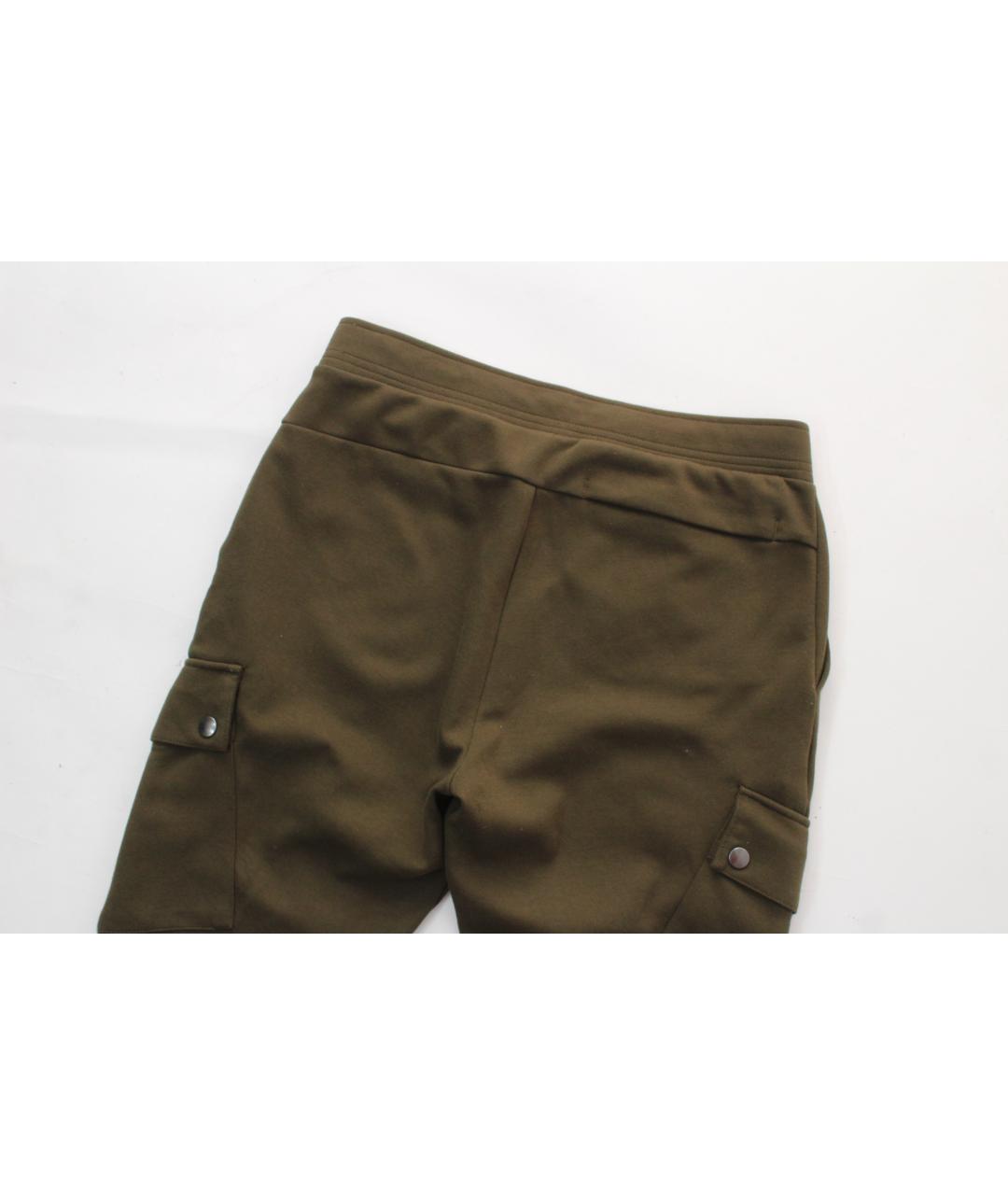 POLO RALPH LAUREN Хаки хлопко-эластановые повседневные брюки, фото 6