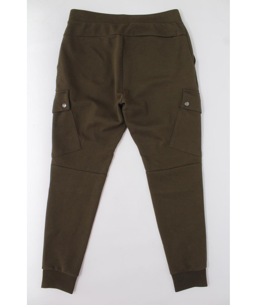 POLO RALPH LAUREN Хаки хлопко-эластановые повседневные брюки, фото 5