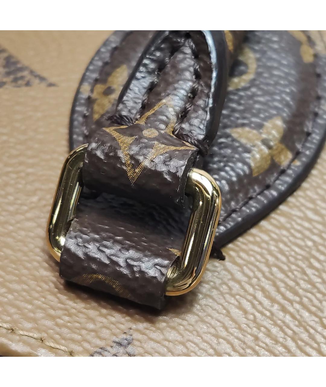 LOUIS VUITTON Коричневая сумка с короткими ручками, фото 7