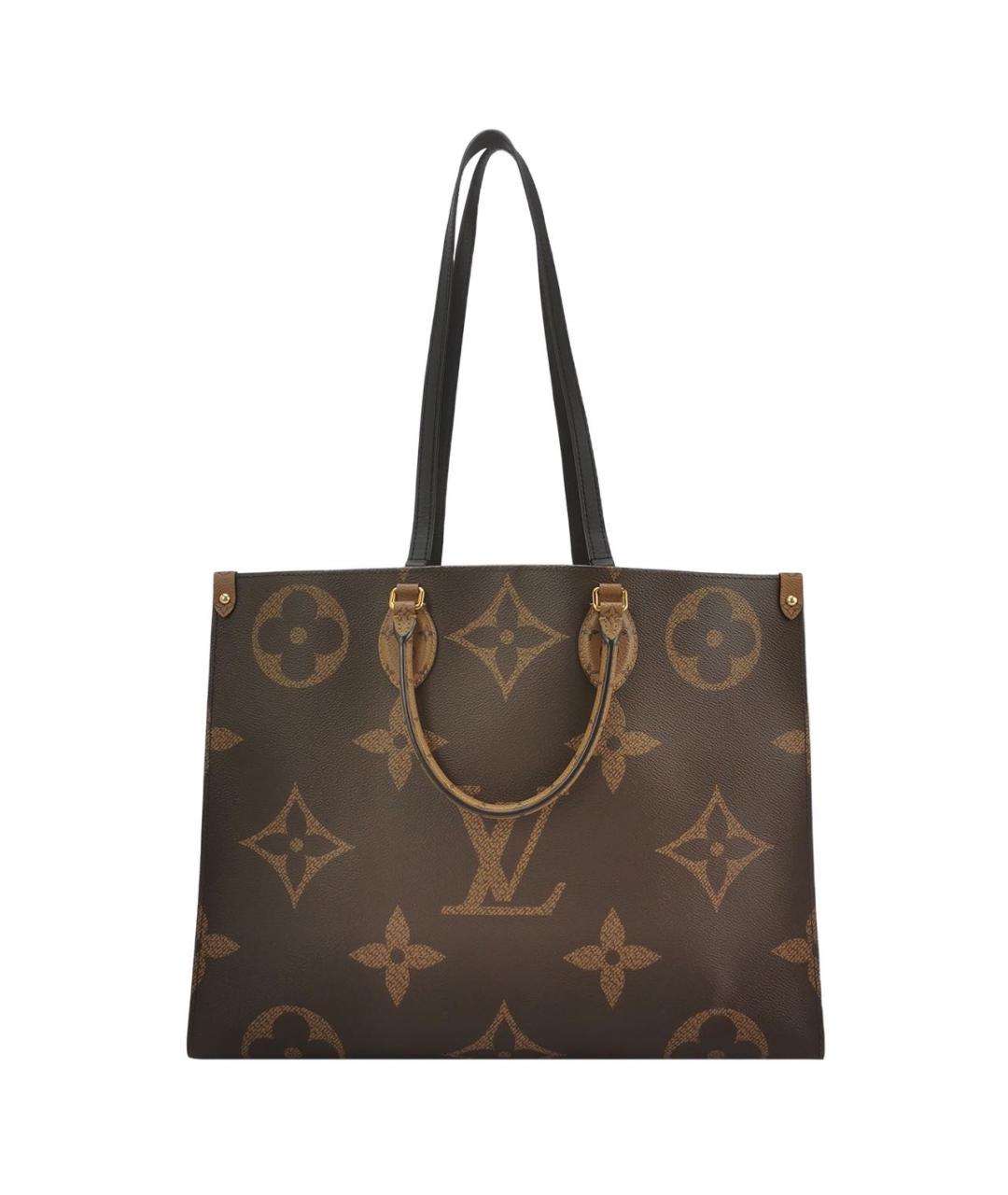 LOUIS VUITTON Коричневая сумка с короткими ручками, фото 1