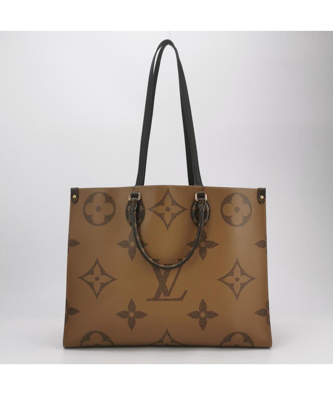 LOUIS VUITTON Коричневая сумка с короткими ручками, фото 4