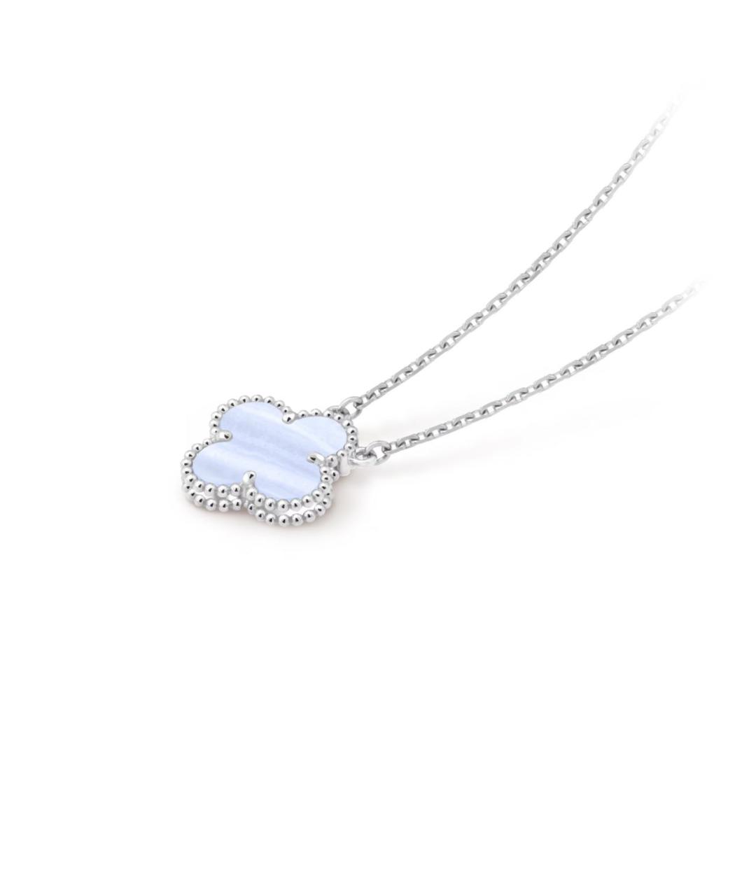 VAN CLEEF & ARPELS Голубая подвеска из белого золота, фото 2