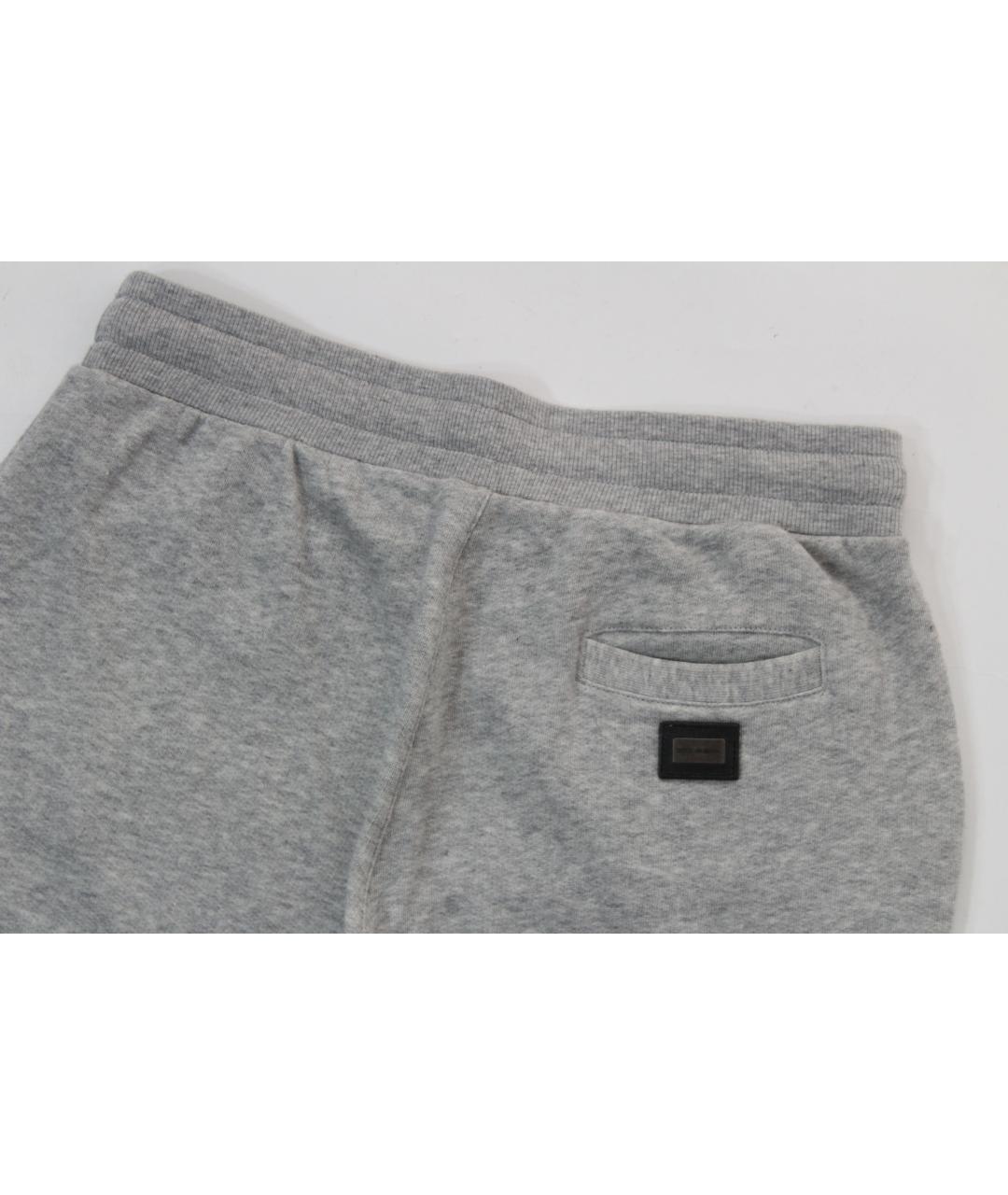 DOLCE & GABBANA KIDS Серые хлопковые брюки и шорты, фото 9