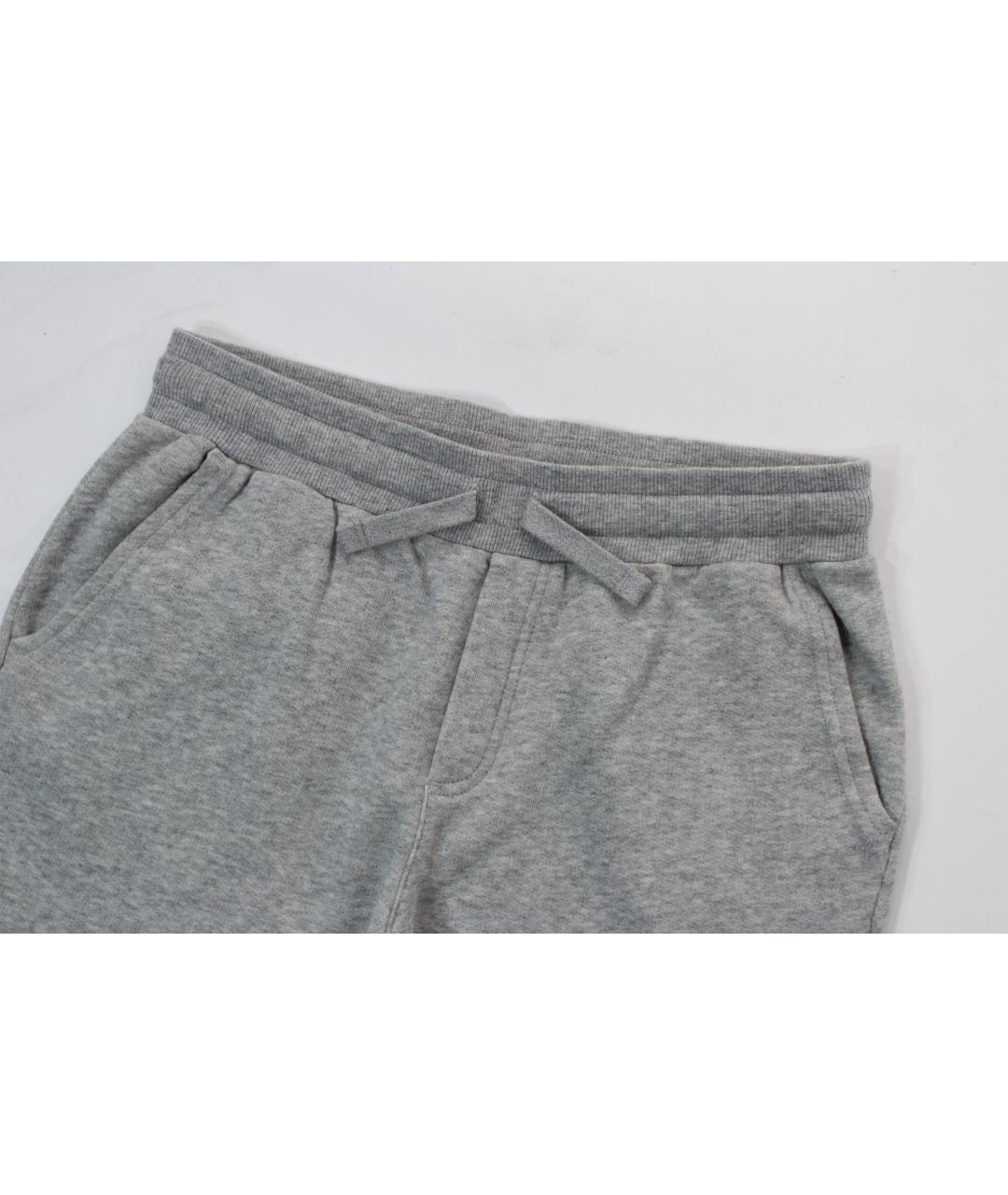 DOLCE & GABBANA KIDS Серые хлопковые брюки и шорты, фото 2