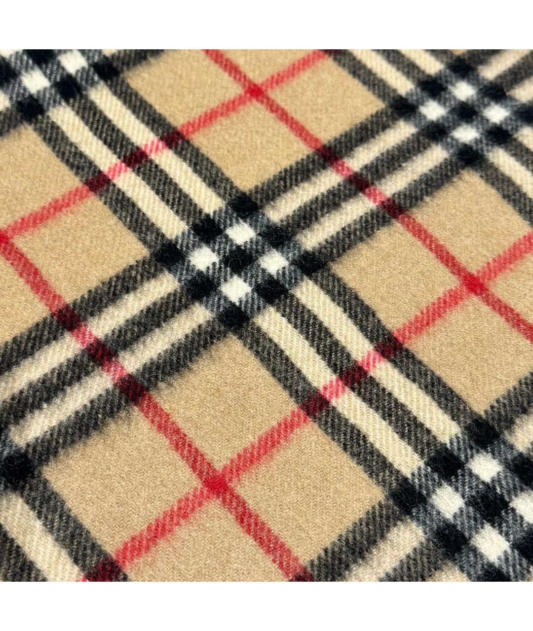 BURBERRY Бежевый кашемировый шарф, фото 4