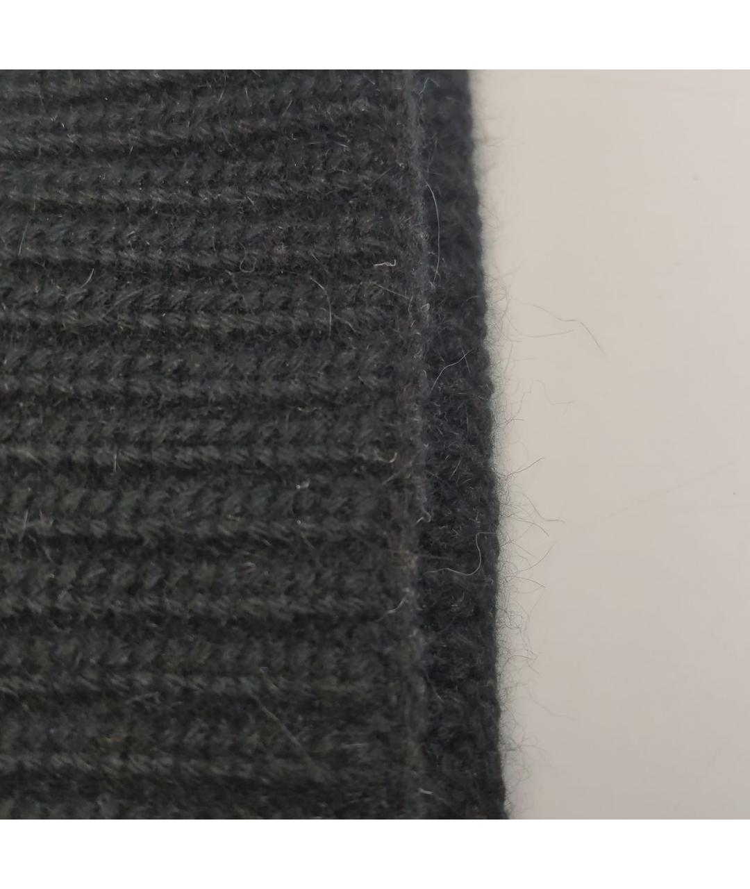 CELINE Черная шерстяная повязка на голову, фото 4