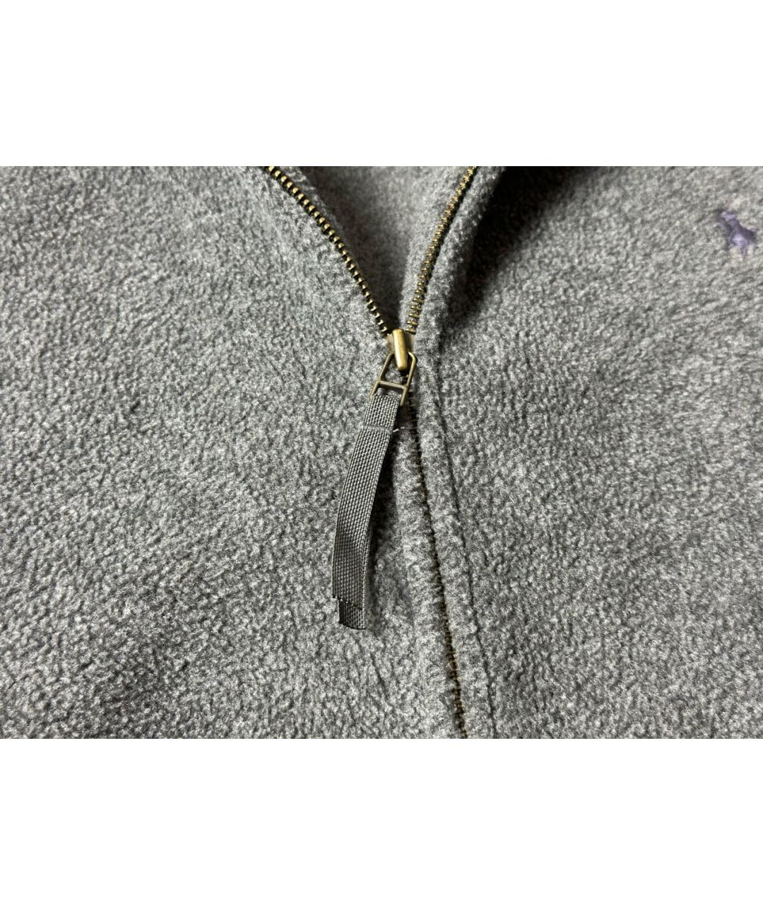 POLO RALPH LAUREN Серая полиэстеровая куртка, фото 5