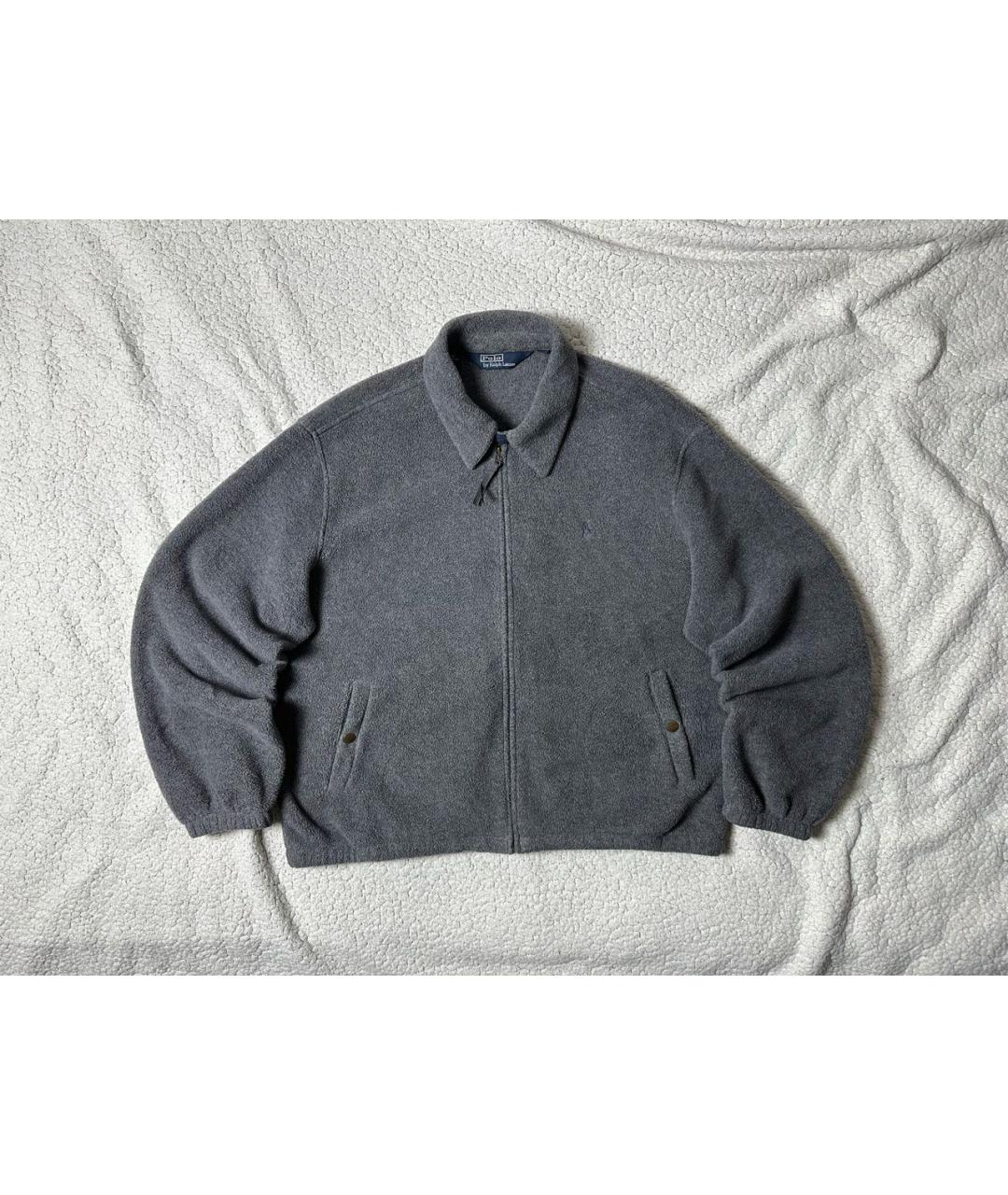 POLO RALPH LAUREN Серая полиэстеровая куртка, фото 8