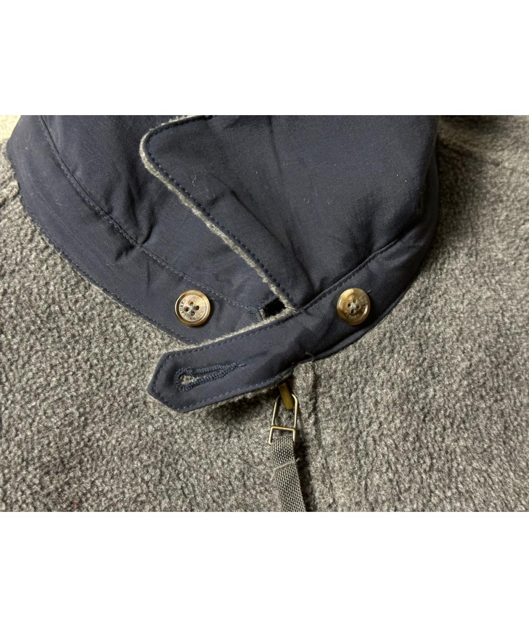 POLO RALPH LAUREN Серая полиэстеровая куртка, фото 7