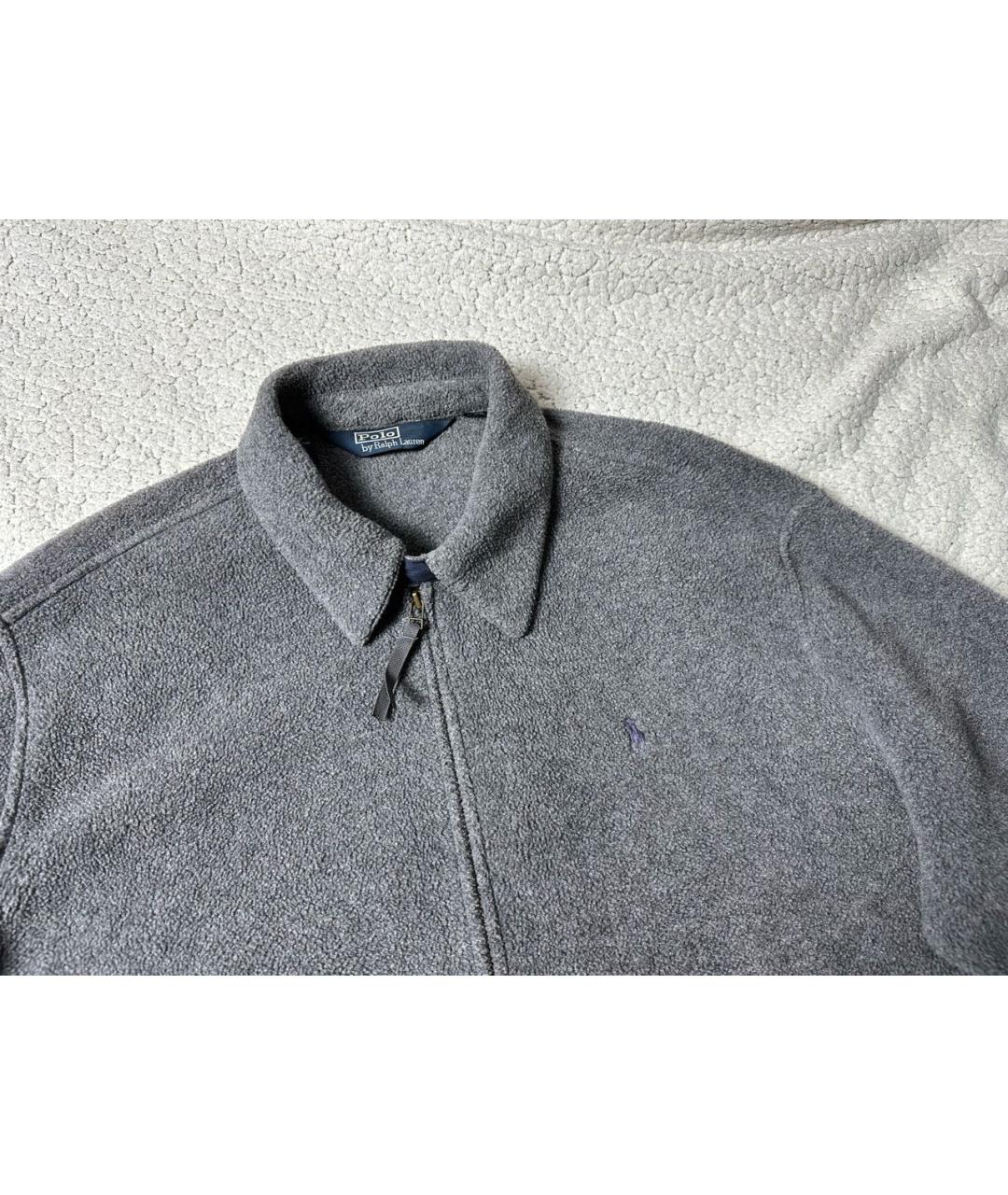 POLO RALPH LAUREN Серая полиэстеровая куртка, фото 2